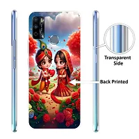 Stylish Back Cover for Infinix Smart 4 Plus-thumb1