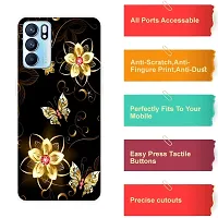 Stylish Silicon Printed Back Cover for Oppo Reno 6 5G-thumb3