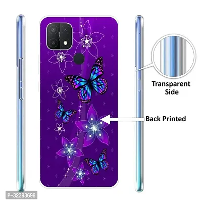 Stylish Silicon Printed Back Case Cover for Oppo A15-thumb3