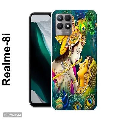 Stylish Silicon Printed Back Case Cover for Realme 8i-thumb0