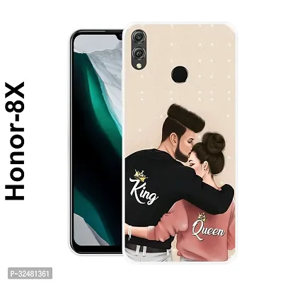 Designer Silicone Back Case Cover For HONOR 8X-thumb0