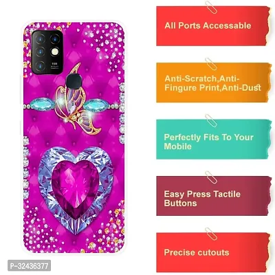 Stylish Silicon Printed Back Case Cover for Infinix Hot 10-thumb4