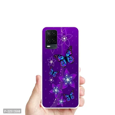 Stylish Silicon Printed Back Cover for Oppo A54-thumb3