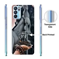 Stylish Silicon Printed Back Cover for Oppo Reno 6 5G-thumb1