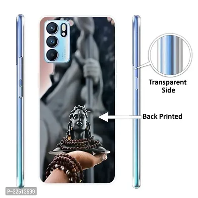 Stylish Silicon Printed Back Cover for Oppo Reno 6 5G-thumb2