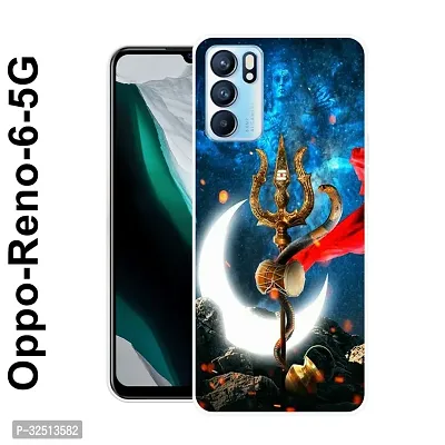 Stylish Silicon Printed Back Cover for Oppo Reno 6 5G