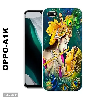 Stylish Silicon Printed Back Case Cover for Oppo A1K