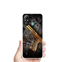 Stylish Silicon Printed Back Cover for Itel A49-thumb2