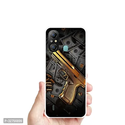 Stylish Silicon Printed Back Cover for Itel A49-thumb3