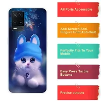 Stylish Silicon Printed Back Cover for Oppo A54-thumb3