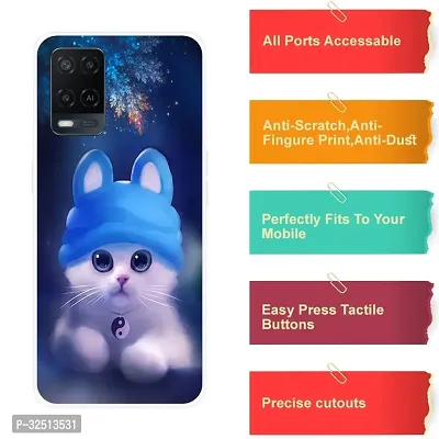 Stylish Silicon Printed Back Cover for Oppo A54-thumb4