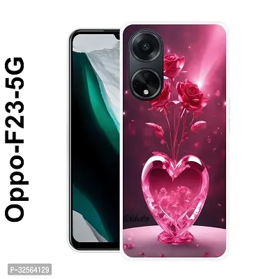 Trendy Silicone Printed Mobile Back Cover for Oppo F23-5G