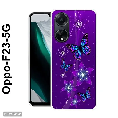 Trendy Silicone Printed Mobile Back Cover For Oppo F23 5G