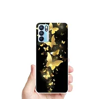 Stylish Silicon Printed Back Cover for Oppo Reno 6 5G-thumb2