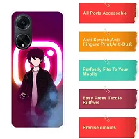 Trendy Silicone Printed Mobile Back Cover for Oppo F23-5G-thumb3