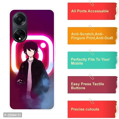 Trendy Silicone Printed Mobile Back Cover for Oppo F23-5G-thumb4