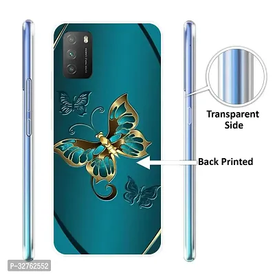 Stylish Silicon Printed Back Case Cover for Poco M3-thumb2