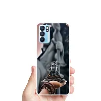 Stylish Silicon Printed Back Cover for Oppo Reno 6 5G-thumb2