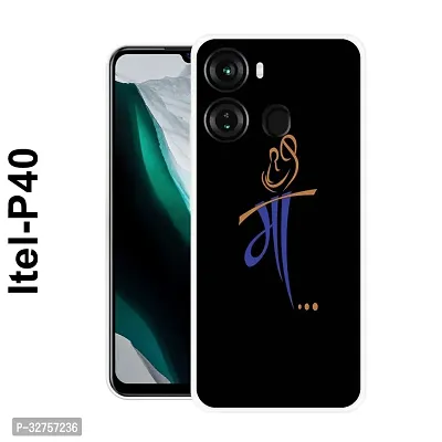 Stylish Multicolored Silicone Printed Back Case Cover For Itel-P-40