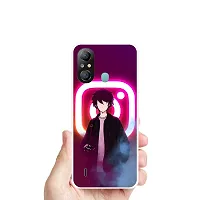 Stylish Silicon Printed Back Cover for Itel A49-thumb2