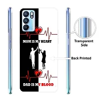 Stylish Silicon Printed Back Cover for Oppo Reno 6 5G-thumb1