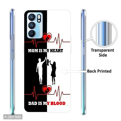 Stylish Silicon Printed Back Cover for Oppo Reno 6 5G-thumb2