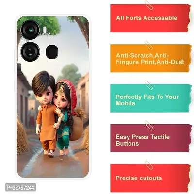 Stylish Multicolored Silicone Printed Back Case Cover For Itel-P-40-thumb4