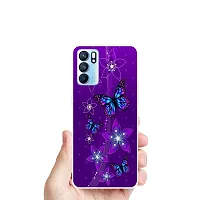 Stylish Silicon Printed Back Cover for Oppo Reno 6 5G-thumb2