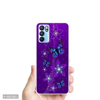 Stylish Silicon Printed Back Cover for Oppo Reno 6 5G-thumb3