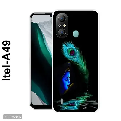 Stylish Silicon Printed Back Cover for Itel A49-thumb0