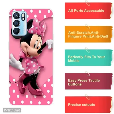 Stylish Silicon Printed Back Cover for Oppo Reno 6 5G-thumb4