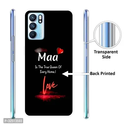 Stylish Silicon Printed Back Cover for Oppo Reno 6 5G-thumb2