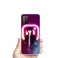 Stylish Silicon Printed Back Case Cover for Poco M3-thumb2