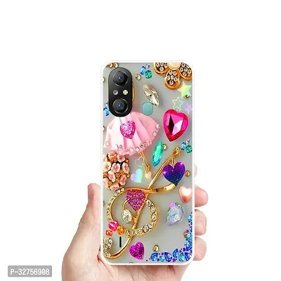 Stylish Silicon Printed Back Cover for Itel A49-thumb3