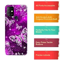 Stylish Silicon Printed Back Case Cover for Infinix Hot 10-thumb3