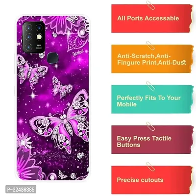 Stylish Silicon Printed Back Case Cover for Infinix Hot 10-thumb4