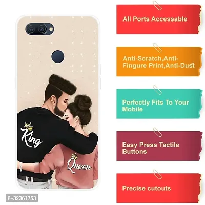 Stylish Silicon Printed Back Case Cover for Oppo A12-thumb4