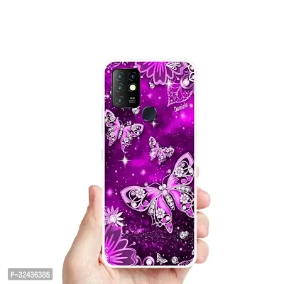 Stylish Silicon Printed Back Case Cover for Infinix Hot 10-thumb3