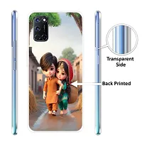 Stylish Silicon Back Cover for Oppo A52-thumb1