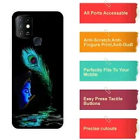 Stylish Silicon Printed Back Case Cover for Infinix Hot 10-thumb3