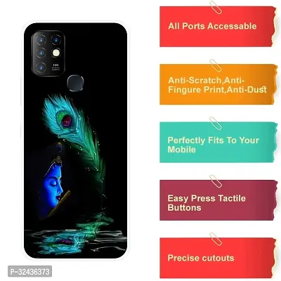 Stylish Silicon Printed Back Case Cover for Infinix Hot 10-thumb4