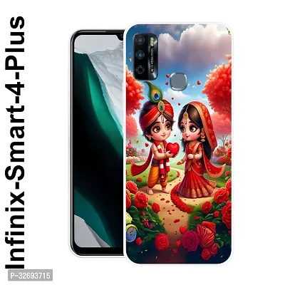 Stylish Back Cover for Infinix Smart 4 Plus