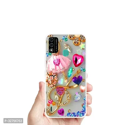 Stylish Silicon Printed Back Cover for Itel A48-thumb2