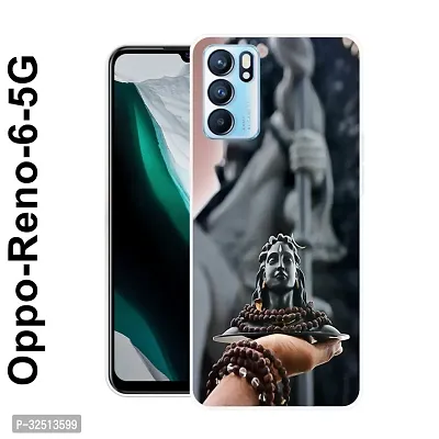 Stylish Silicon Printed Back Cover for Oppo Reno 6 5G