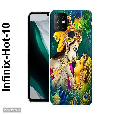 Stylish Silicon Printed Back Case Cover for Infinix Hot 10-thumb0