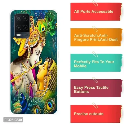 Stylish Silicon Printed Back Cover for Oppo A54-thumb4