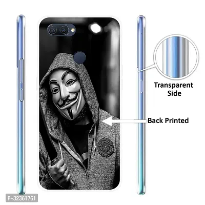 Stylish Silicon Printed Back Case Cover for Oppo A12-thumb2