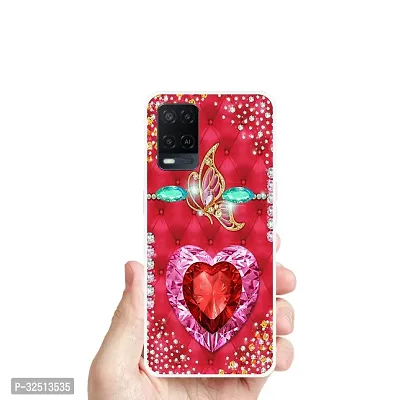 Stylish Silicon Printed Back Cover for Oppo A54-thumb3