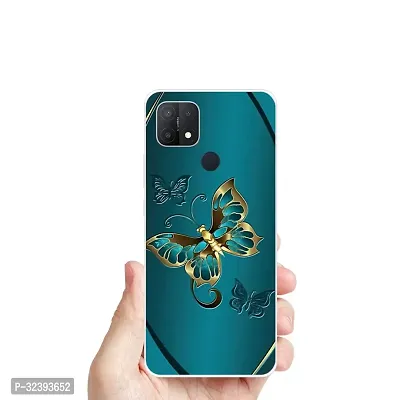 Stylish Silicon Printed Back Case Cover for Oppo A15-thumb4