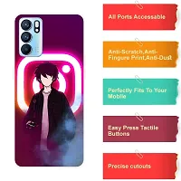 Stylish Silicon Printed Back Cover for Oppo Reno 6 5G-thumb3